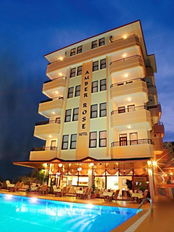 Amber-Rose Apart Hotel Alanya Exteriör bild